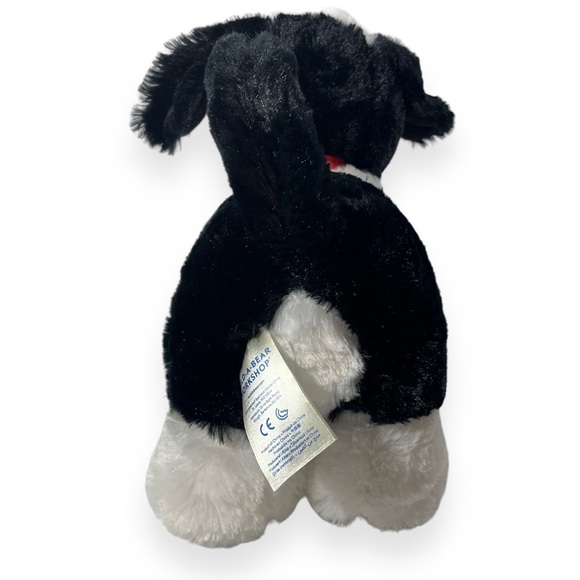 Build a Bear Border Collie Dog Stuffed Animal Plush BAB Black White Promise Pets - Picture 8 of 13